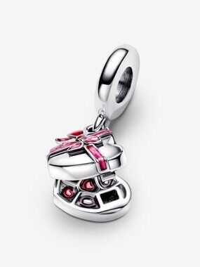 Pandora Openable Heart Chocolate Gift Box Dangle Charm